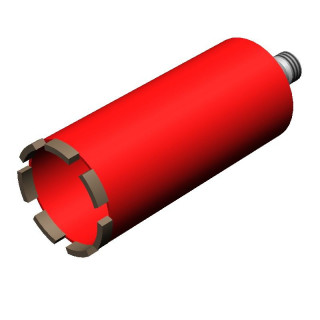 Алмазная коронка по бетону HR150 Ø72×150×(винт G1/2″)