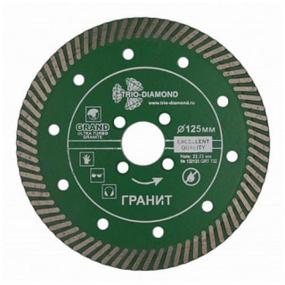 Диск по граниту турбо Trio-Diamond Grand Ultra Turbo Granite 125×2,2x10x22,23
