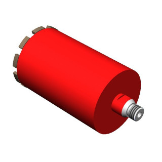 Алмазная коронка по бетону HR150 Ø102×150×(винт G1/2″)