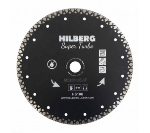 Диск алмазный Hilberg Super Turbo 230*22,23*10 HS106 Диск алмазный Hilberg Super Turbo 230*22,23*10 HS106