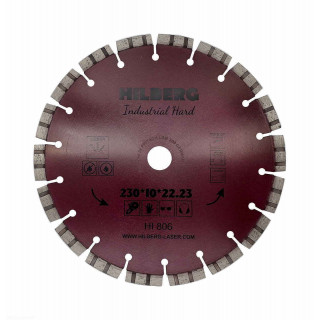 Диск алмазный отрезной 230*22.23 Hilberg Industrial Hard HI806