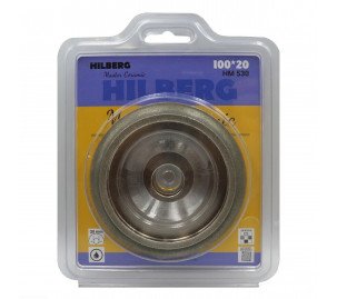 Диск алмазный для скругления края плитки 100*20 Hilberg Master Сeramic HM530 Диск алмазный для скругления края плитки 100*20 Hilberg Master Сeramic HM530