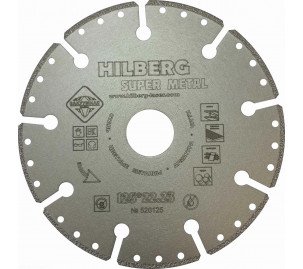 Диск алмазный отрезной 125*22,23 Hilberg Super Metal 520125