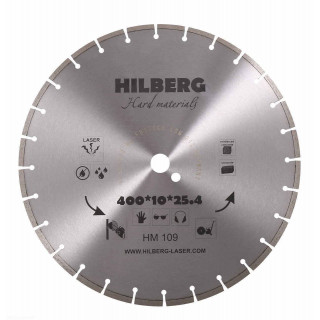 Диск алмазный отрезной 400*25,4 Hilberg Hard Materials Лазер HM109