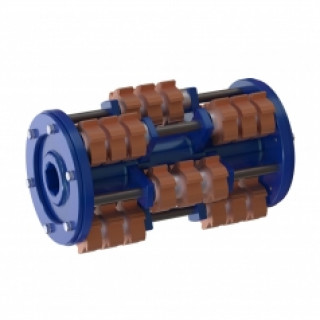 Фрезеровальный барабан (фреза) с карбидными ножами LATOKHO DCC 250-6 (Россия)
