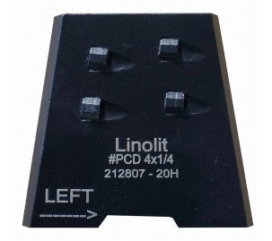 Франкфурт фрезеровальный Linolit КОГОТЬ #PCD4x¼
