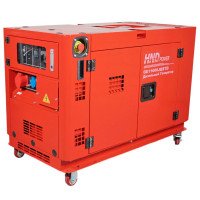 Генератор дизельный HND GE 11000 JQSTD (в шумозащитном кожухе) Генератор дизельный HND GE 11000 JQSTD (в шумозащитном кожухе)
