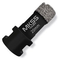 KS2803 Коронка алмазная универсальная HARD 20мм M14 для УШМ MKSS KS2803 Коронка алмазная универсальная HARD 20мм M14 для УШМ MKSS