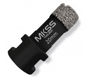 KS2803 Коронка алмазная универсальная HARD 20мм M14 для УШМ MKSS KS2803 Коронка алмазная универсальная HARD 20мм M14 для УШМ MKSS