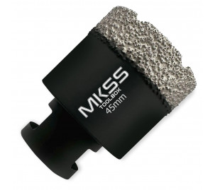 KS2803 Коронка алмазная универсальная HARD 45мм M14 для УШМ MKSS KS2803 Коронка алмазная универсальная HARD 45мм M14 для УШМ MKSS