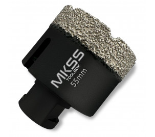 KS2803 Коронка алмазная универсальная HARD 55мм M14 для УШМ MKSS