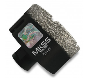 KS2803 Коронка алмазная универсальная HARD 75мм M14 для УШМ MKSS