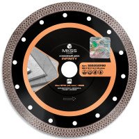 SS0202 Диск алмазный по керамограниту Infinity 180х1,6х10x25,4мм MKSS