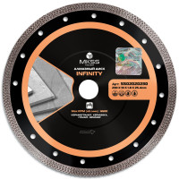 SS0202 Диск алмазный по керамограниту Infinity 230х1,8х10x25,4мм MKSS