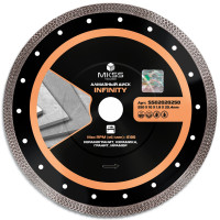 SS0202 Диск алмазный по керамограниту Infinity 250х1,8х10x25,4мм MKSS SS0202 Диск алмазный по керамограниту Infinity 250х1,8х10x25,4мм MKSS