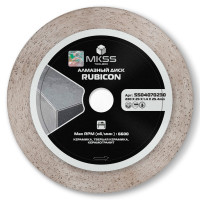 SS0407 Диск алмазный по керамограниту Rubicon 230х1,4х25x25,4мм MKSS