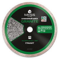 SS0412 Диск алмазный по граниту Granite 250х10x2,0x25,4мм MKSS