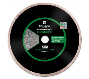 SS0412 Диск алмазный по граниту Granite 350х10x2,2x32мм MKSS SS0412 Диск алмазный по граниту Granite 350х10x2,2x32мм MKSS