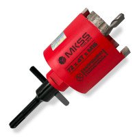 SS2002 Коронка алмазная безударная по арм. бетону Reinforced 72х4TxM16/SDS plus MKSS