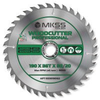 SS3019 Диск пильный по дереву 190х36Тх1,4/2,2х30/20 мм Woodcutter Professional MKSS