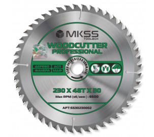 SS3023 Диск пильный по дереву 230х48Тх1,6/2,4х30 мм Woodcutter Professional MKSS
