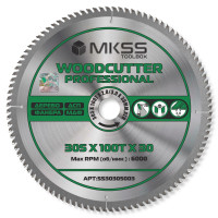 SS3030 Диск пильный по дереву 305х100Тх2,0/3,0х30 мм Woodcutter Professional MKSS