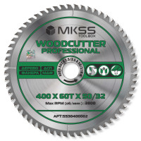 SS3040 Диск пильный по дереву 400х60Тх2,5/3,5х50/32 мм Woodcutter Professional MKSS