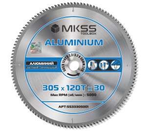 SS3330 Диск пильный по алюминию 305х120Тх2,2/3,2х30мм Aluminium MKSS