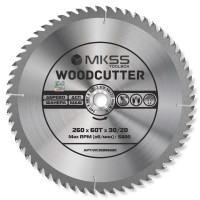 WC2600 Диск пильный по дереву 260х60Тх30/20 мм Woodcutter MKSS