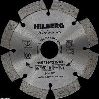 Диск алмазный отрезной 115*22,23 Hilberg Hard Materials Лазер HM101