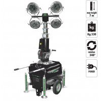 TRIME X-CHAIN 4X150W LED ATEX 7M взрывобезопасная электрическая осветительная мачта