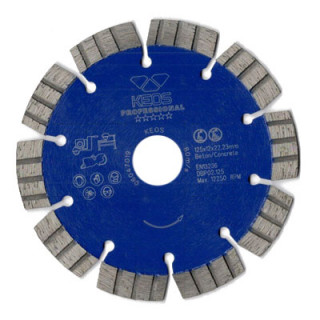 Диск алмазный сегментный KEOS Professional 125x22,23 мм